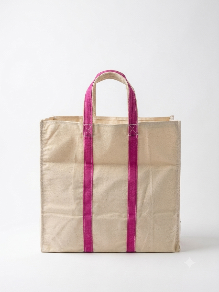 10oz Canvas Handbag No Zip | Large Eco Tote Bag