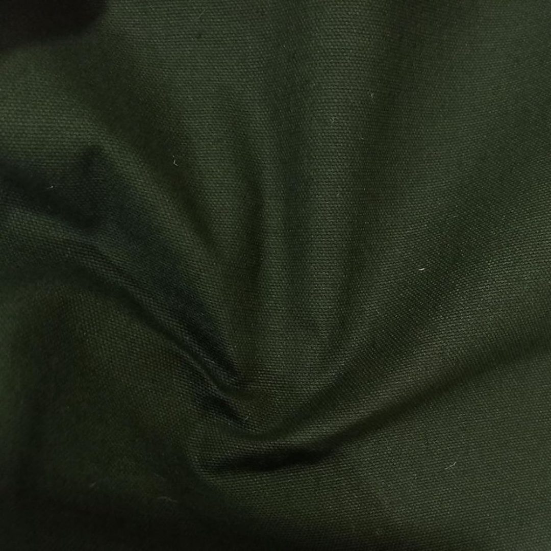 Dark Green Canvas Fabric