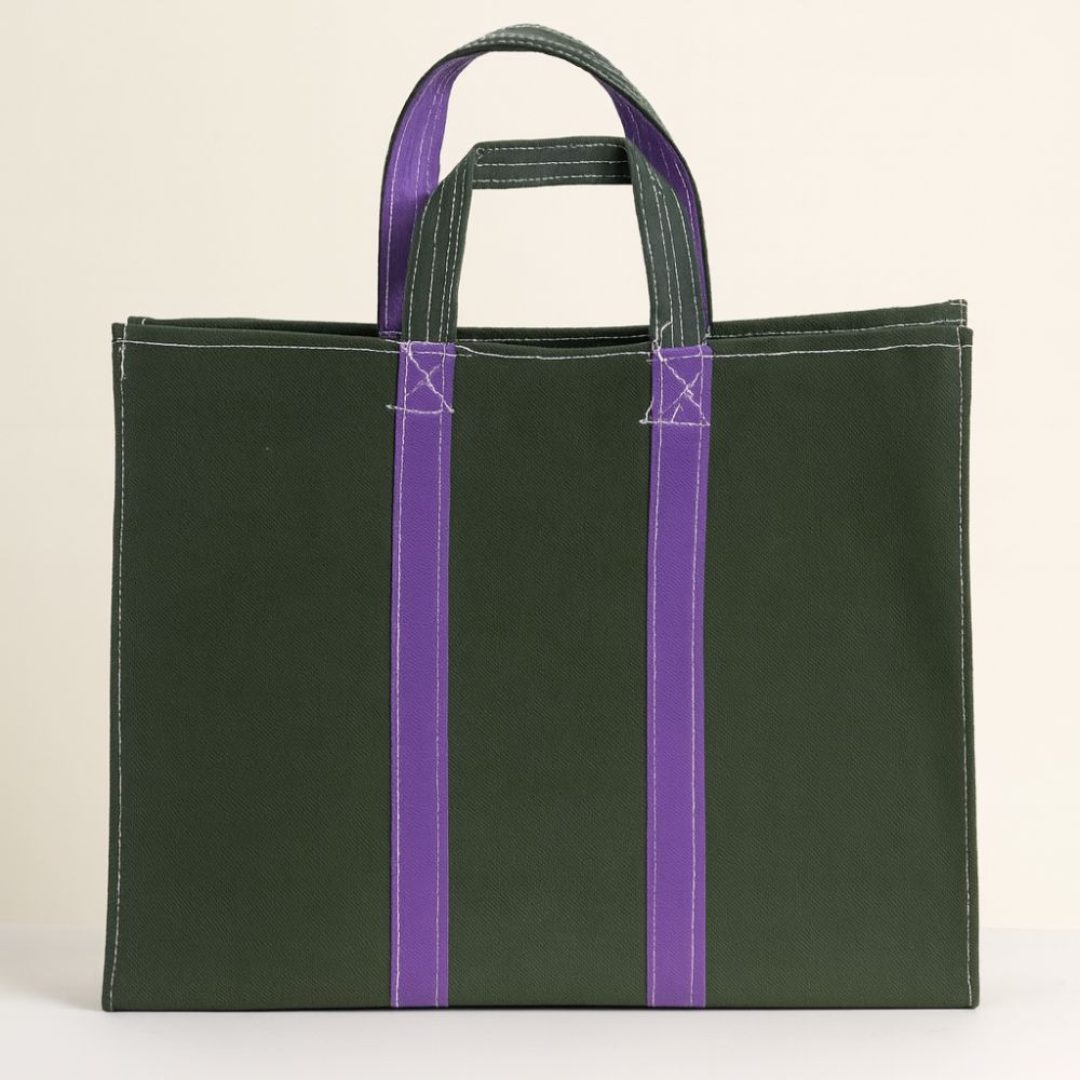 Tarp Canvas Grocery Bag 13×17×8